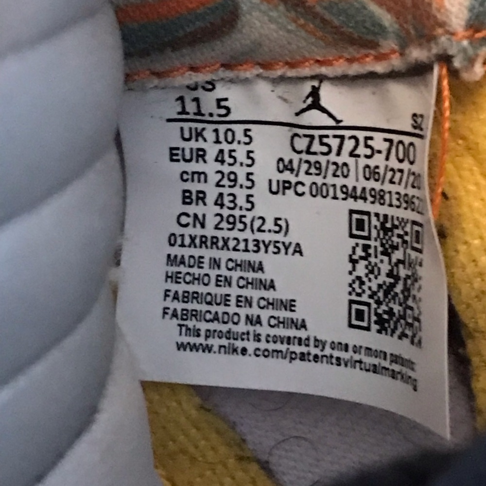 Air Jordan Retro 5 “What The” Size 11.5 - Picture 7 of 9